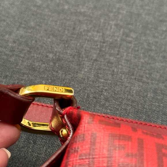 RFID Blocking FENDI Zucchino Crossbody Bag - Picture 14 of 16